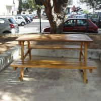 Colocação de Mesa de Jardim 